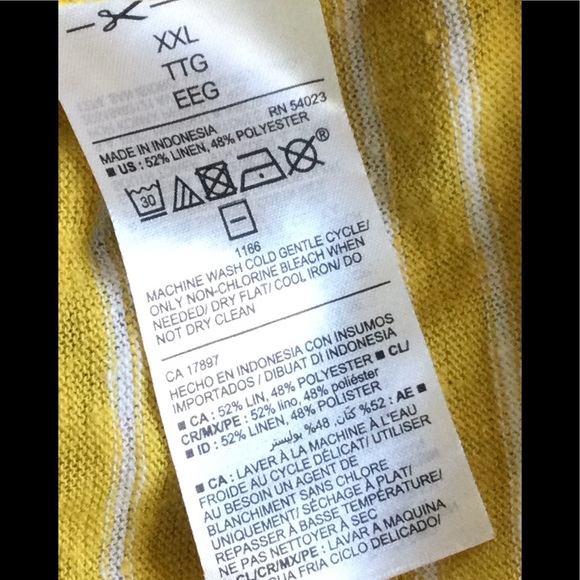 NEW OLD NAVY (Size 2X) Linen Blend Short Sleeve Top/Shirt - Picture 5 of 6